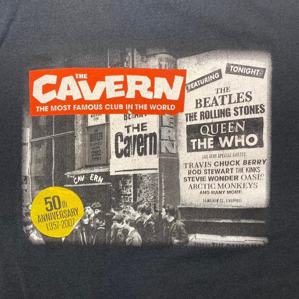 The Cavern Liverpool club x 2007 50th‎ anniversary The Beatles shirt